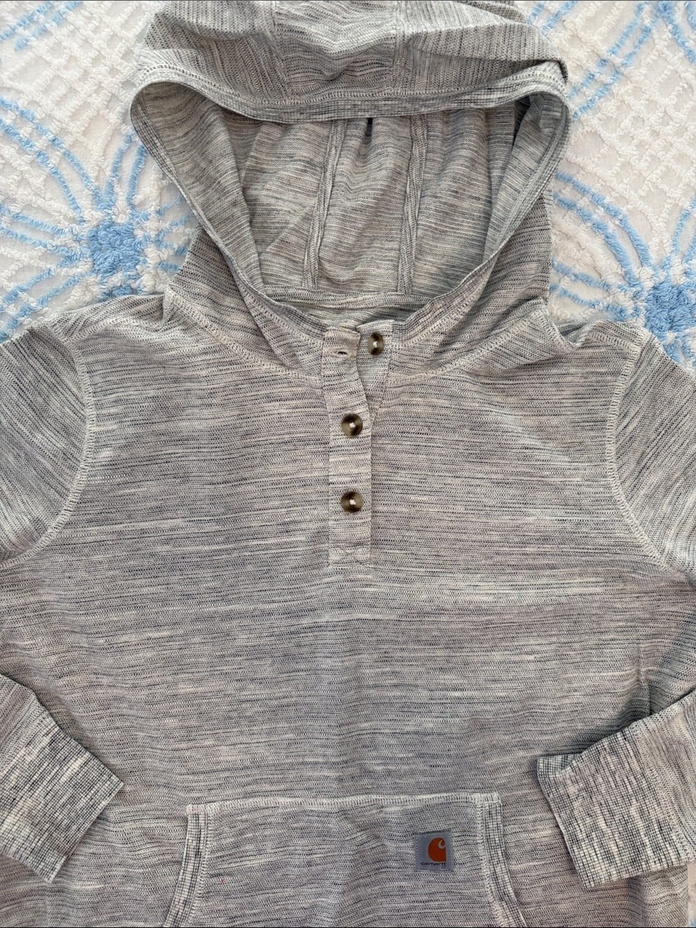 Women’s Carhartt waffle knit Henley XL - Picture 3 of 6